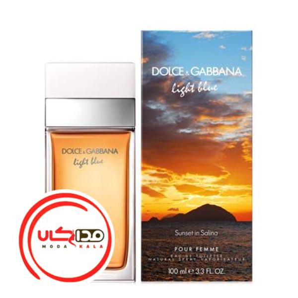 عطر ادکلن دلچه گابانا لایت بلو سان ست این سالینا | Dolce Gabbana Light Blue Sunset in Salina