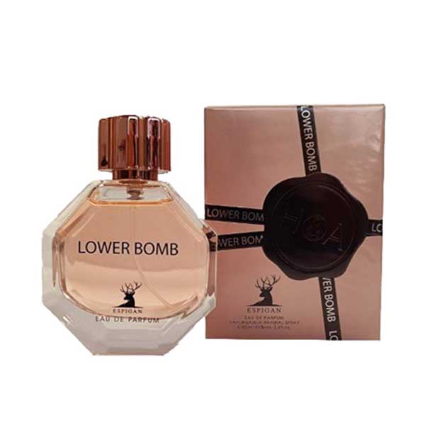 ادوپرفیوم زنانه اسپیگان مدل لاور بمبEspigan Lower Bomb حجم 100 میلی لیتر