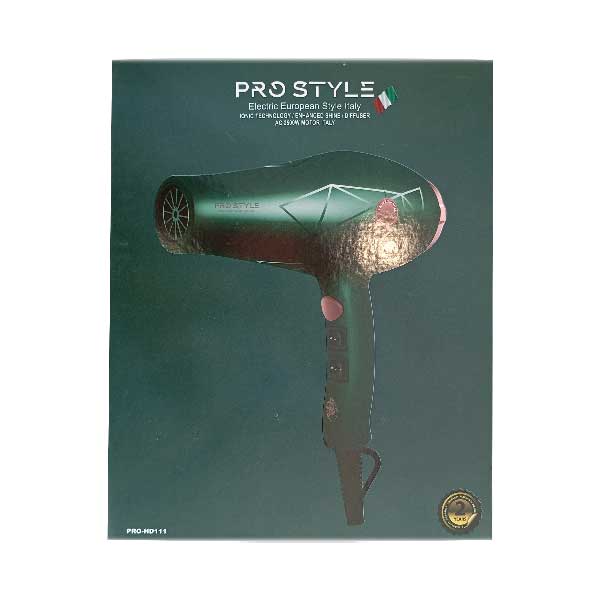 سشوار حرفه ای 2500 وات پرو استایل pro style مدل HD111