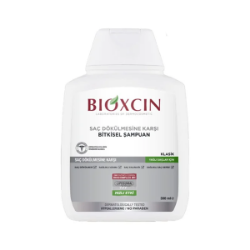 شامپو ضد ریزش گیاهی بیوکسین کلاسیک مناسب موهای چرب هدیه دار حجم 100+300 میلی لیتر