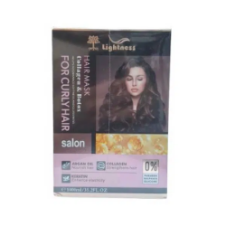 ماسک موی  کلاژن و بوتاکس لایتنس Lightness مخصوص موهای فر حجم 1000 میلی لیتر